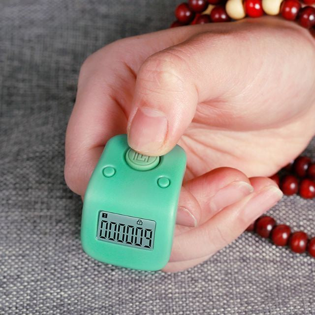 KL Stock Tasbih Digital Counter Electronic USB Rechargeable LED Mini Prayer Counter Clicker Tasbih Jari 计数器DoorGift