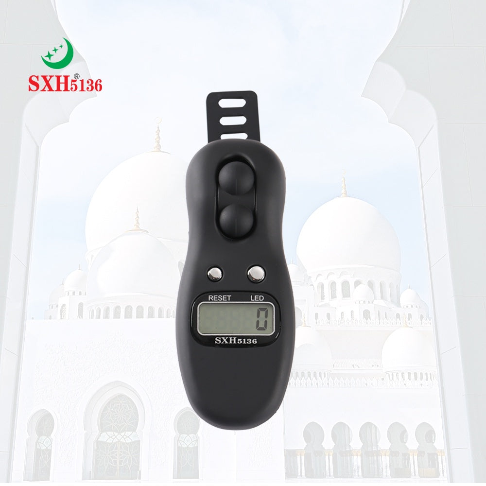 Local Stock Digital Tasbih With LED Tally Finger Counter Non Beep