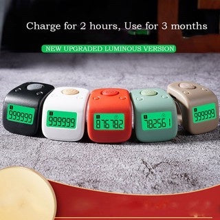 KL Stock Tasbih Digital Counter Electronic USB Rechargeable LED Mini Prayer Counter Clicker Tasbih Jari 计数器DoorGift